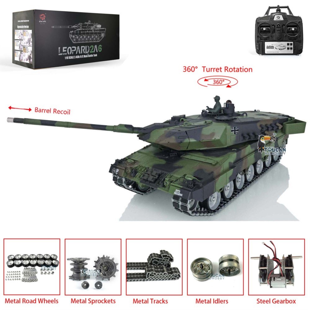 HENG LONG 1/16 RC Tank 7.0 Leo - Home Automation Tutorial 评论和价格