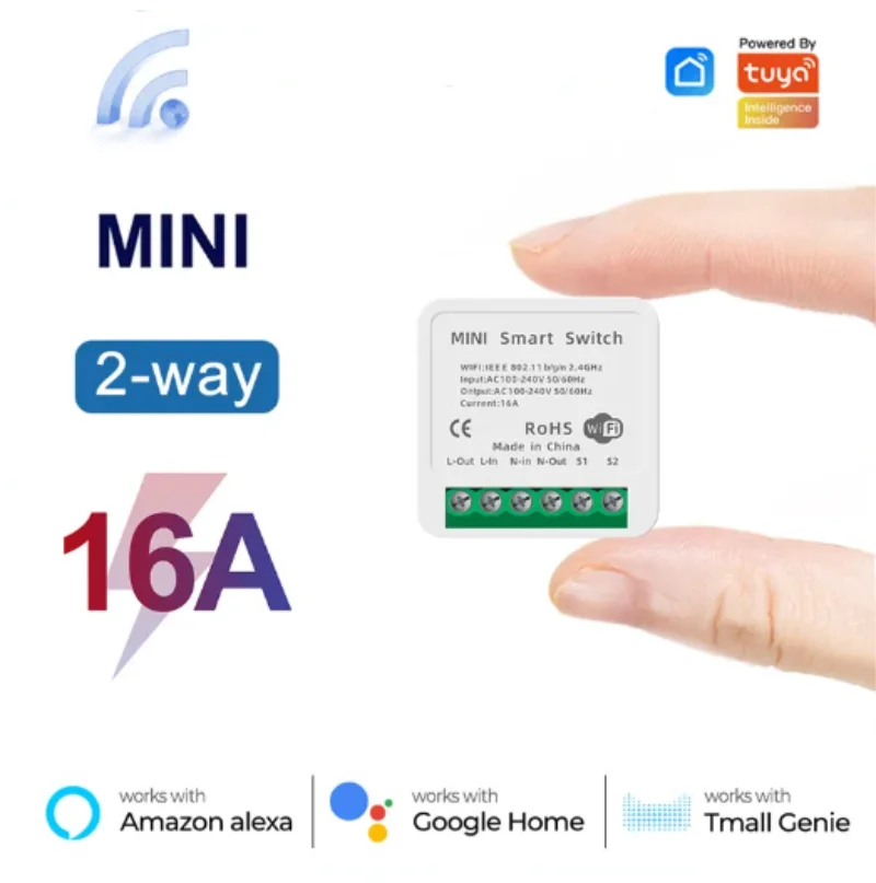Mini 16A WiFi Switch Smart Lif - Home Automation Technology 评论和价格
