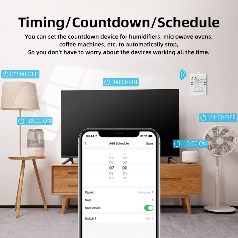 30A Tuya WiFi Smart Switch  Hi - Home Automation Diy 评论和价格