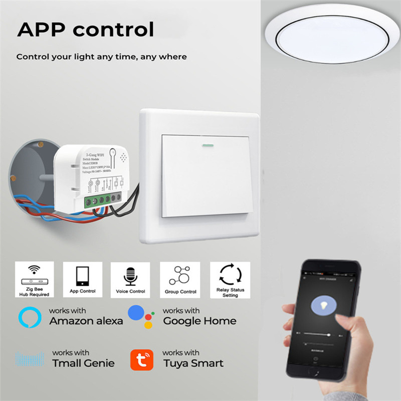 1/2 Channels 10A Tuya ZigBee S - Home Automation Ideas 评论和价格