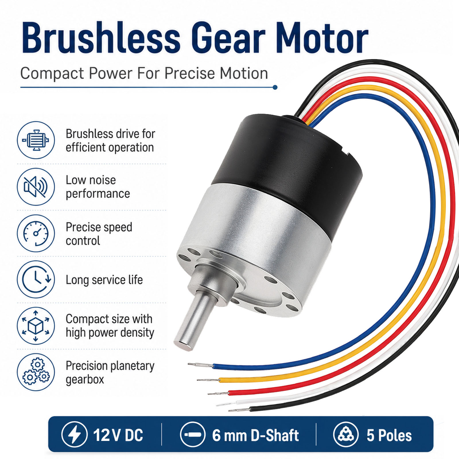 Micro Brushless Gear Motor 12V - Home Automation Diy Projects 评论和价格